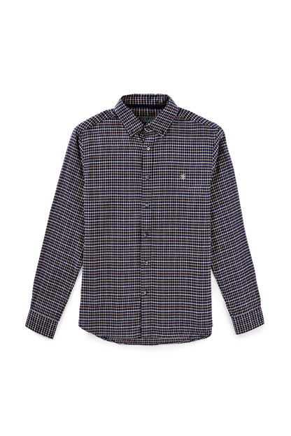 Classic Button Down Shirt (Cheltenham Navy Check)