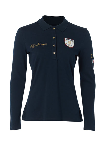 Classic Long Sleeve Polo Shirt (Ink Navy)