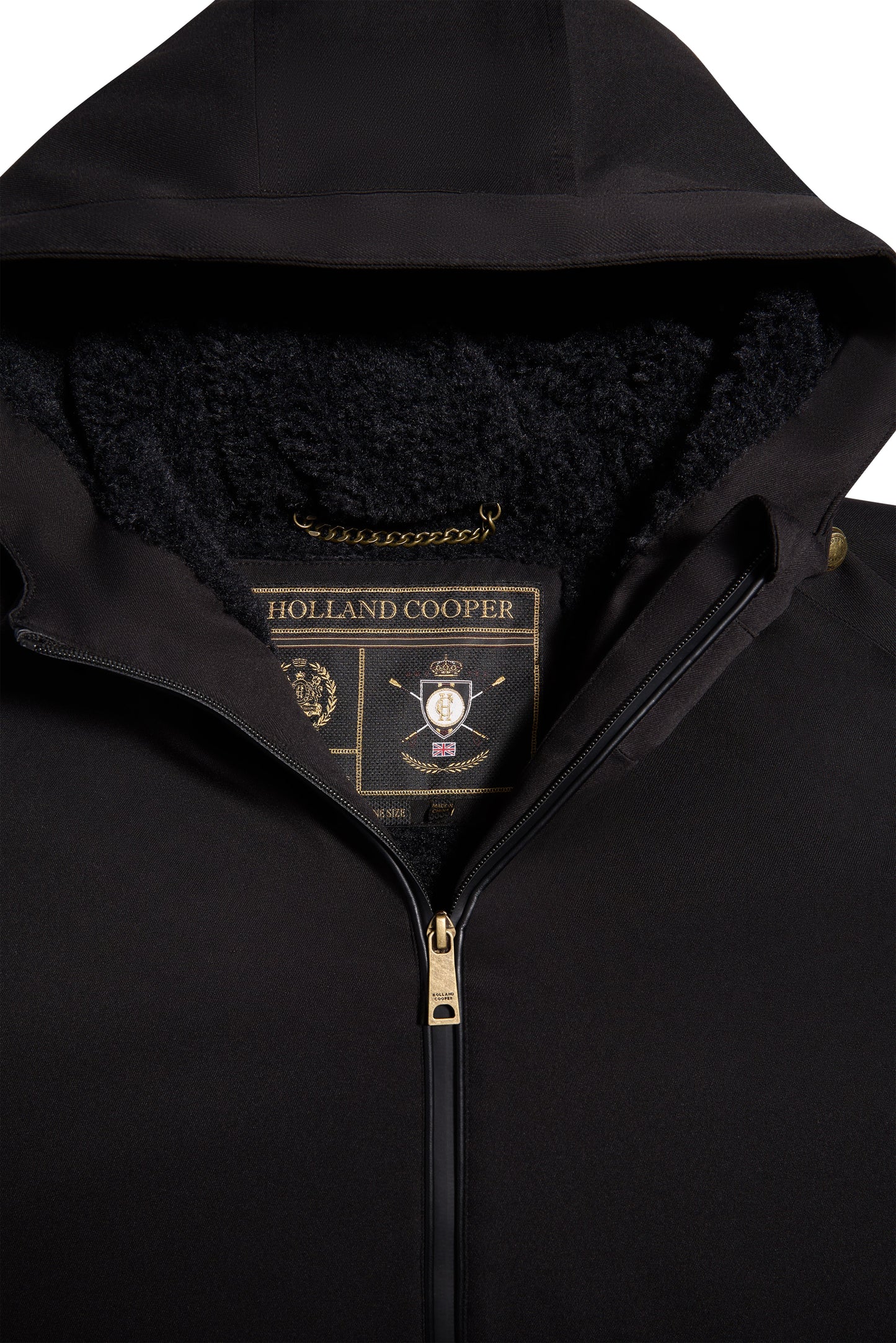 Men's One-Size Waterproof Coat (Black)