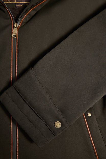 Men's One-Size Waterproof Coat (Khaki)