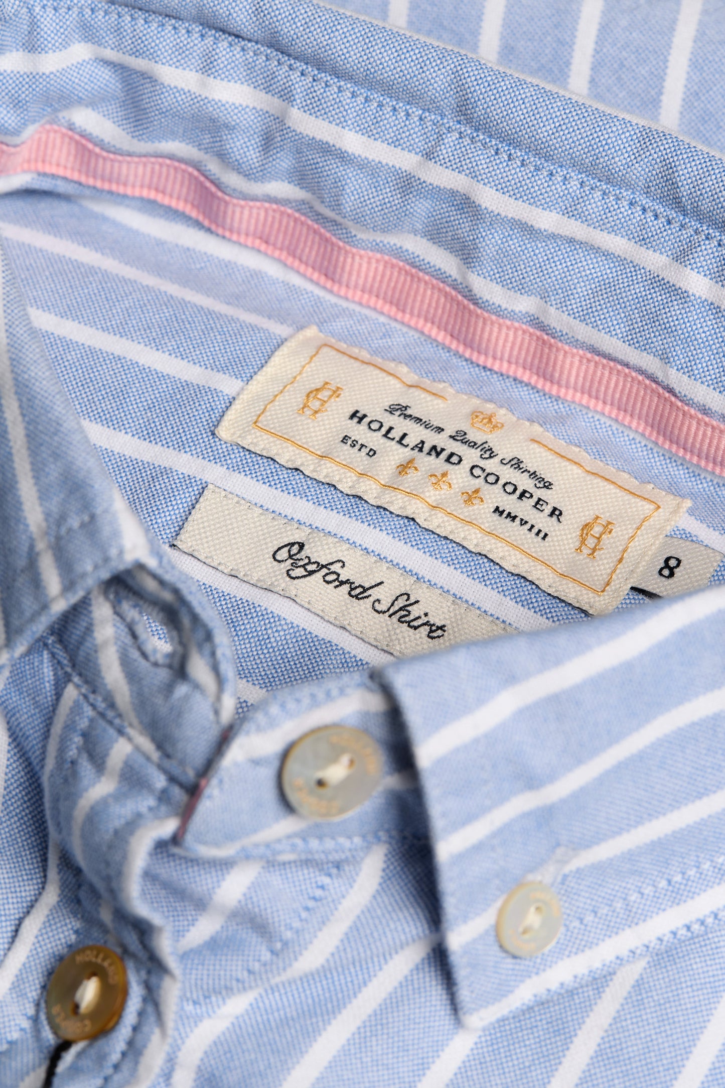 Oxford Shirt (Sky Blue Stripe)