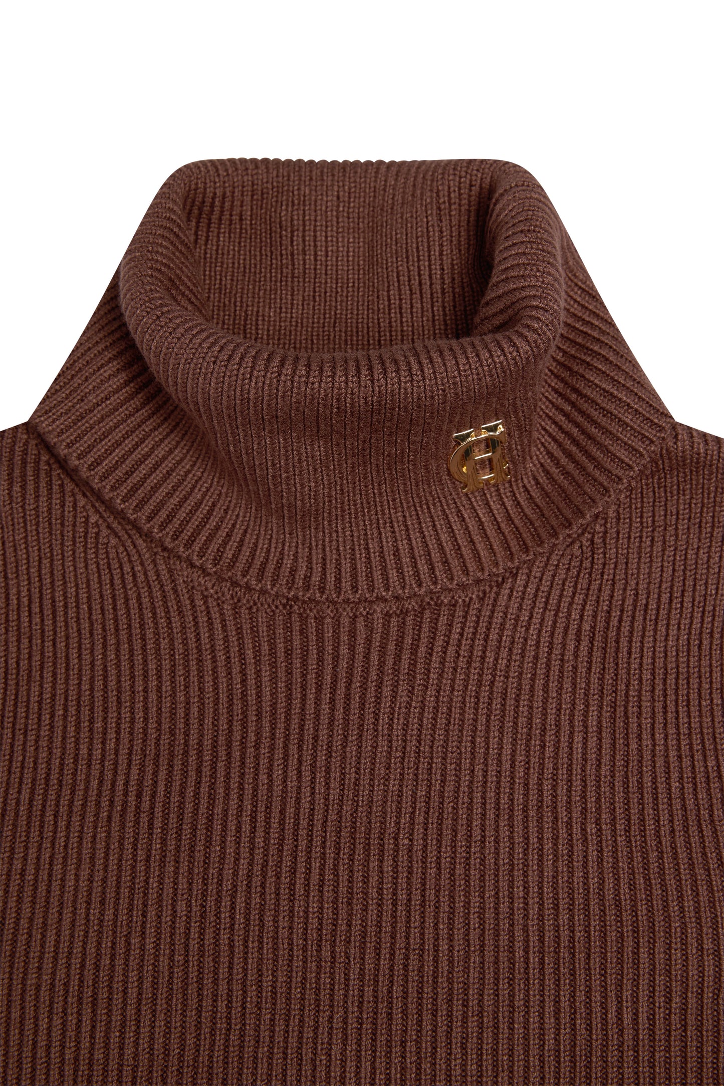 Painswick Roll Neck Knit (Cocoa)