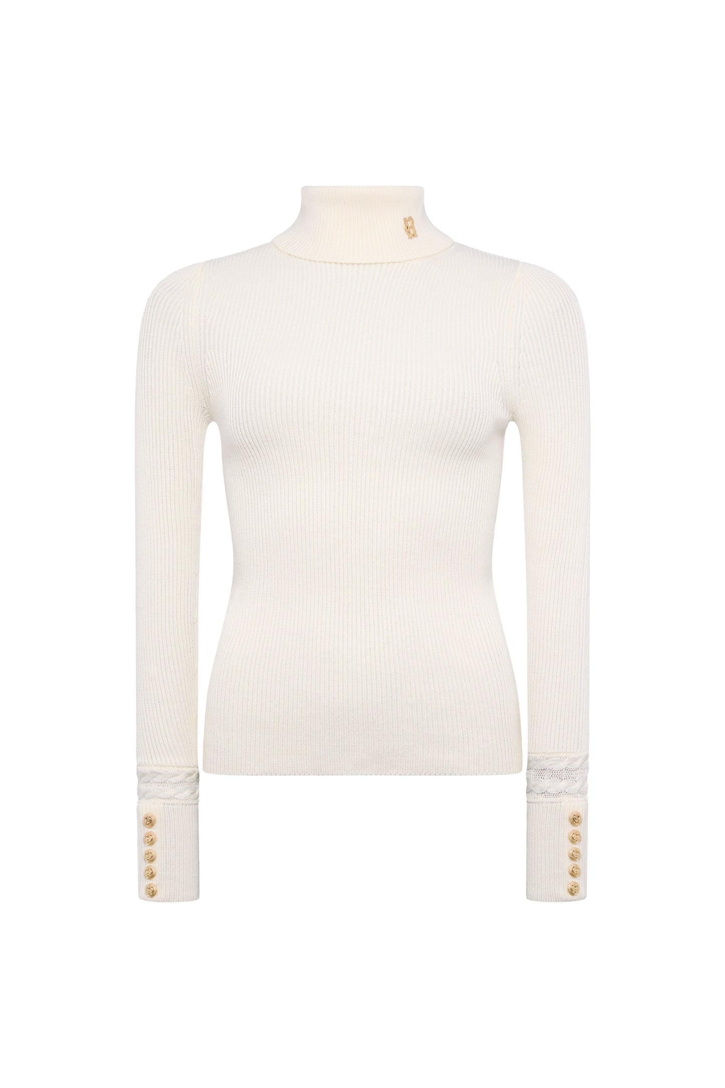 Painswick Roll Neck Knit (Natural)
