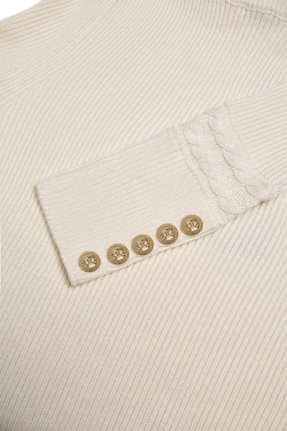 Painswick Roll Neck Knit (Natural)