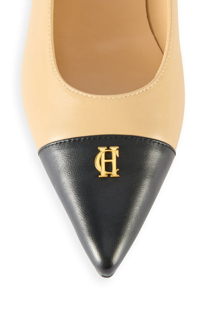 Pointed Ballet Shoe (Nude Black)