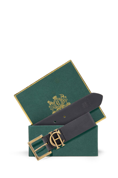 Men's Polo Belt (Oxblood Navy)