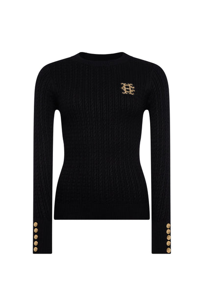 Princeton Crew Neck Knit (Black)