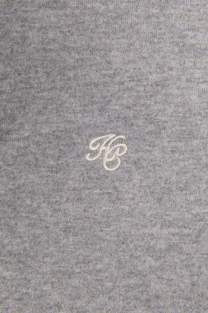 Men's Quarter Zip Sweat (Grey Marl)