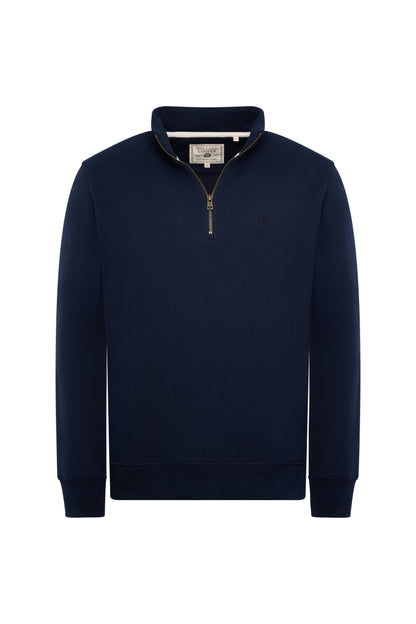 Men's Quarter Zip Sweat (Ink Navy)