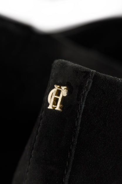 Regency Court Shoe (Black Suede)