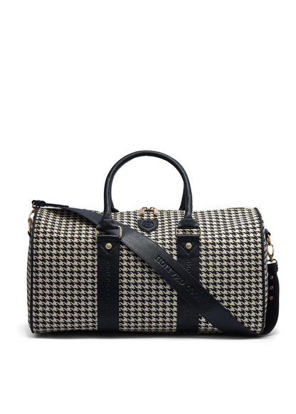 Regency Holdall (Ecru Houndstooth)