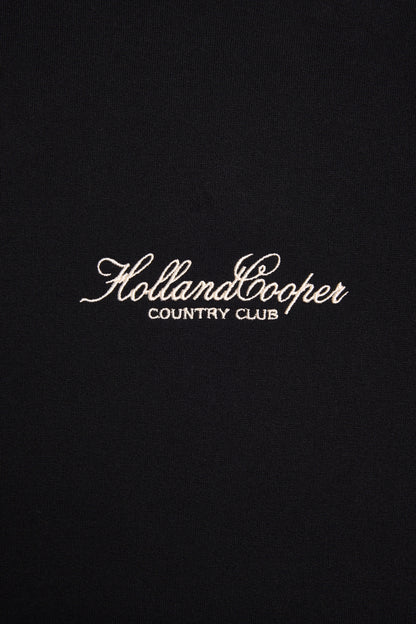 Relaxed Fit Crew Neck Sweat (Black)