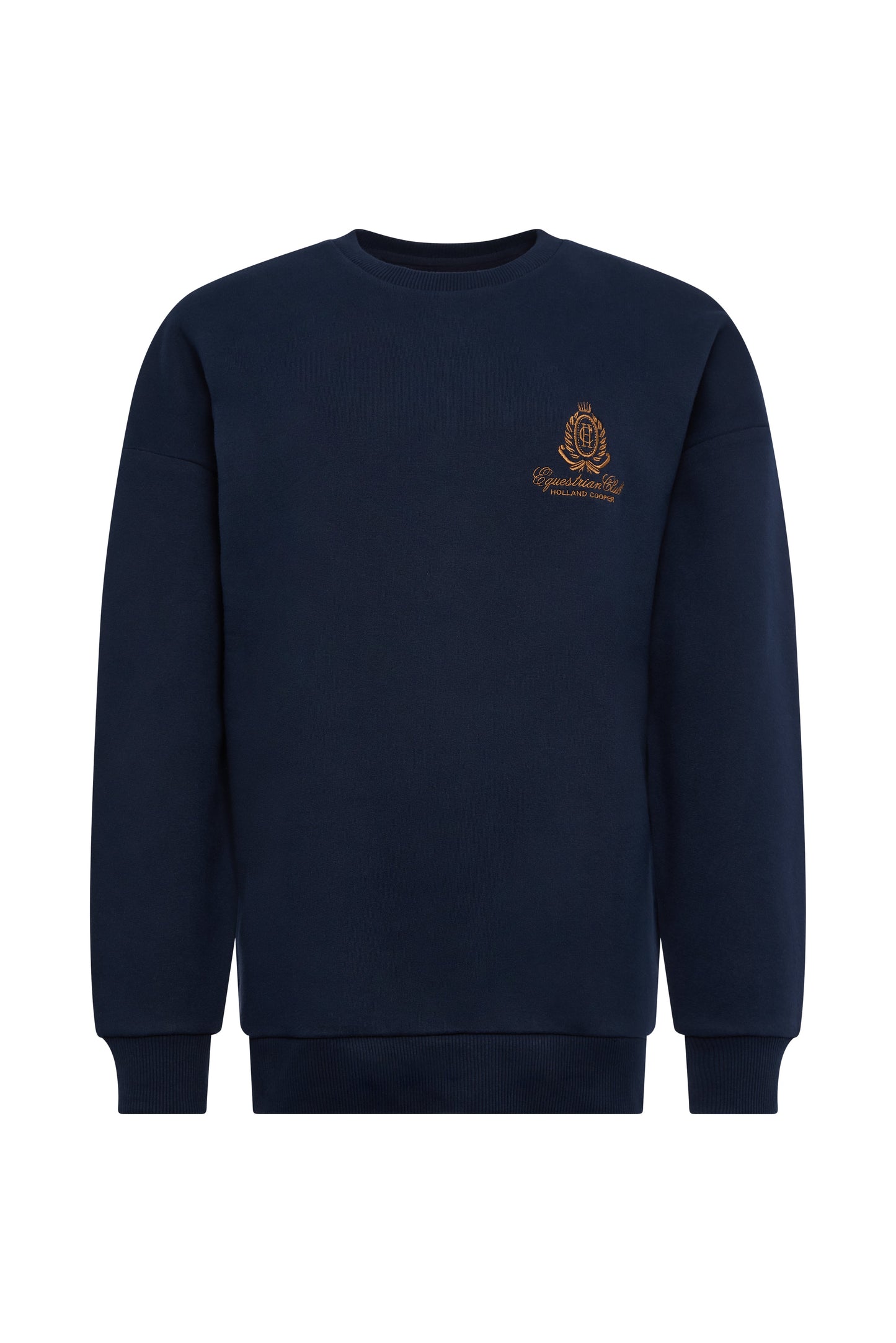 Relaxed Fit Crew Neck Sweat (Ink Navy)