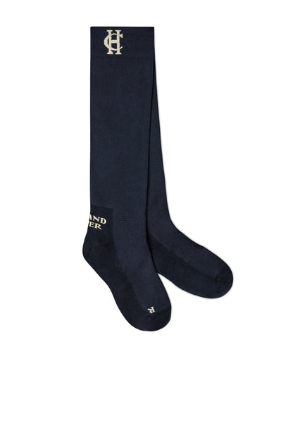 Riding Sock (Ink Navy Ecru)