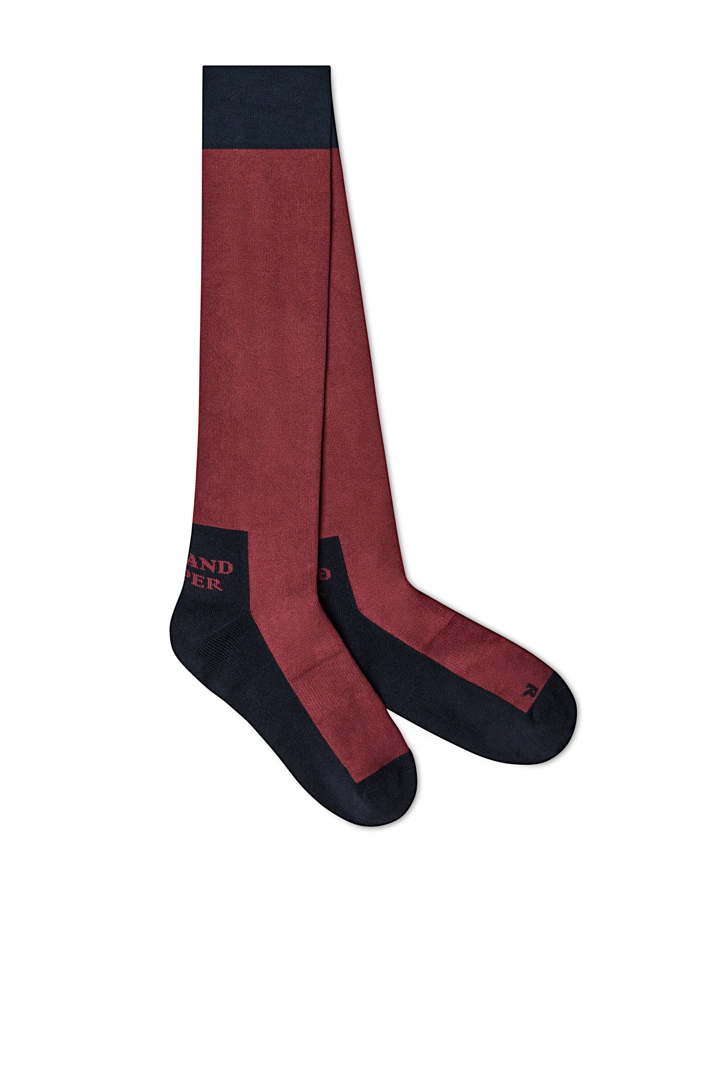Riding Sock (Oxblood Navy)