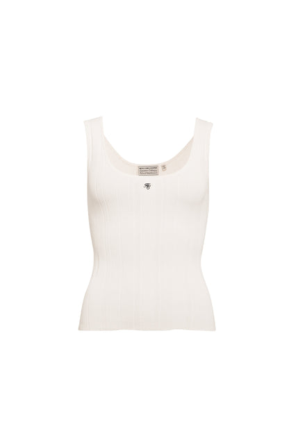 Ruby Knitted Vest (White)