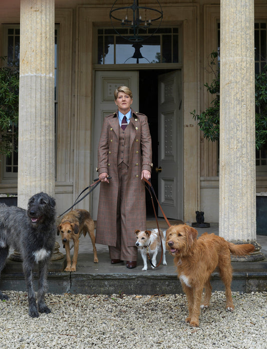 Clare's Clarence Check Merlot Look