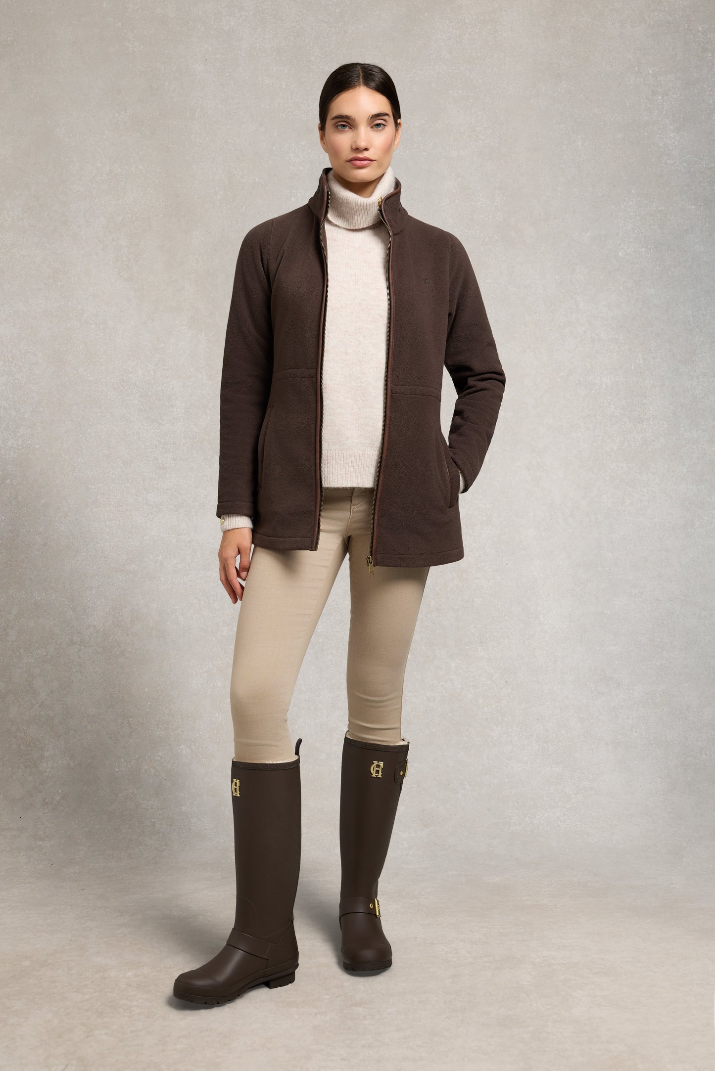 Sherpa Lined Regency Wellington (Chocolate Matte Gold)