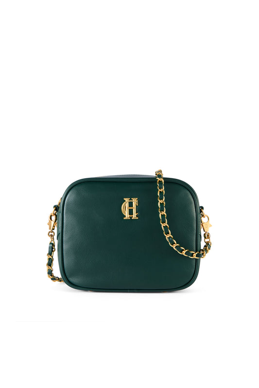 Soho Camera Bag (Emerald Leather)