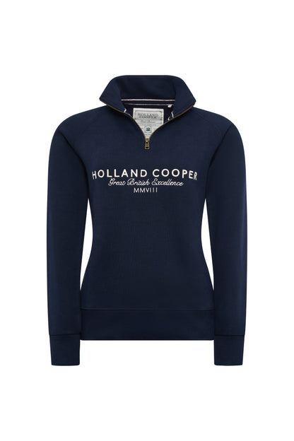 Sporting Goods Zip Henley (Ink Navy)