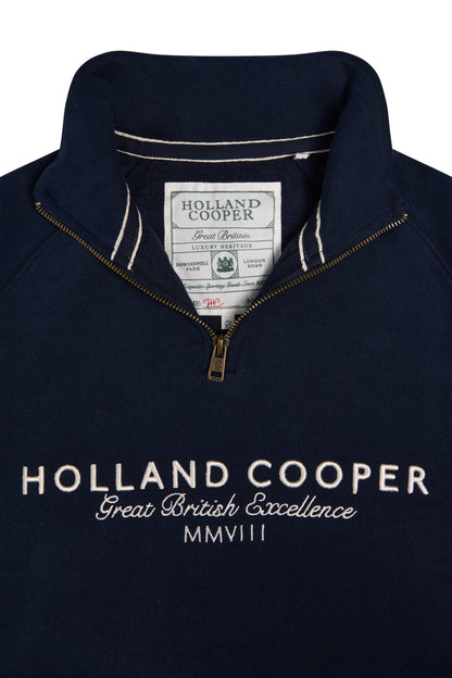 Sporting Goods Zip Henley (Ink Navy)