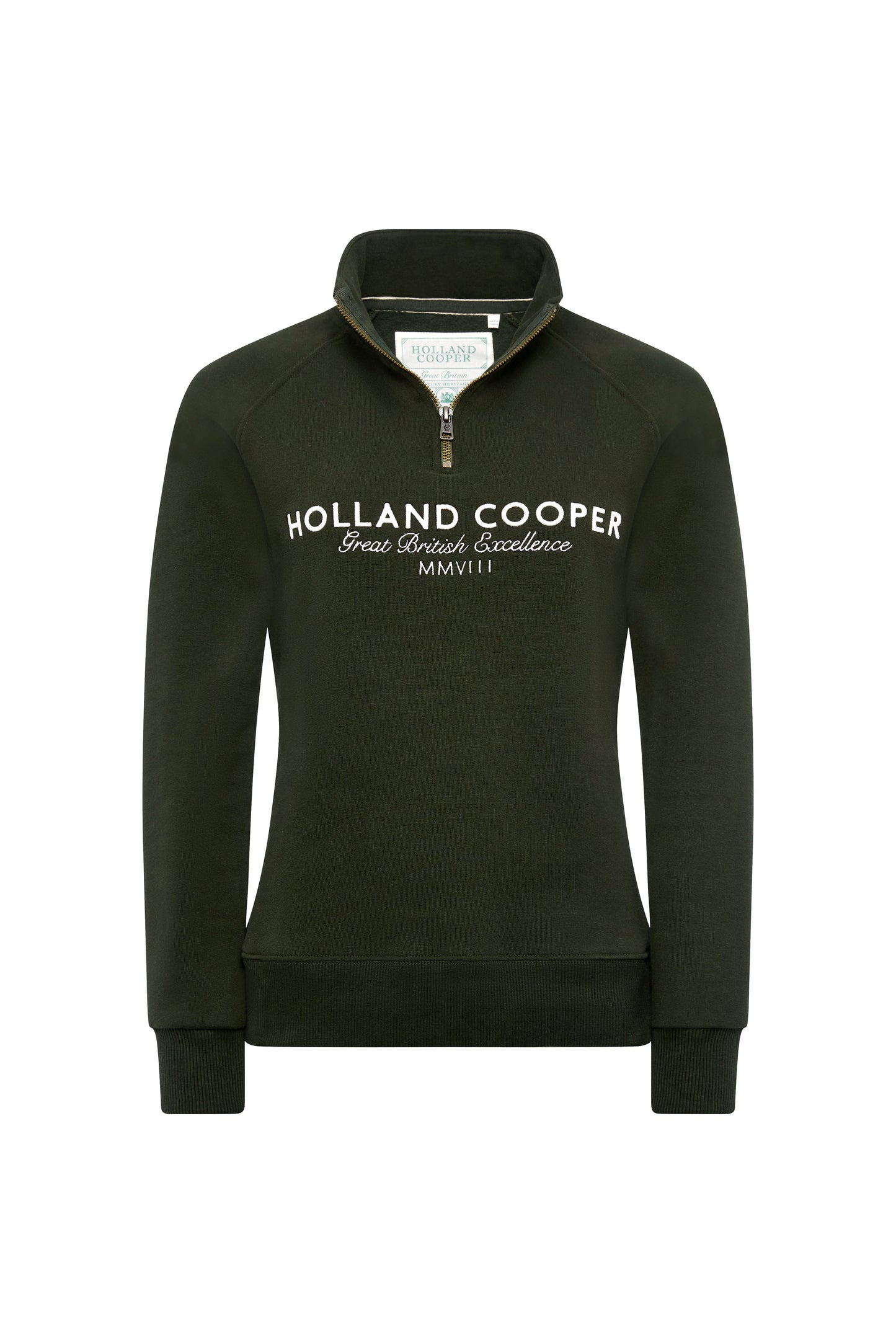 Sporting Goods Zip Henley (Racing Green)