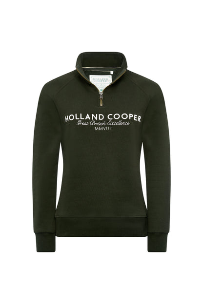 Sporting Goods Zip Henley (Racing Green)