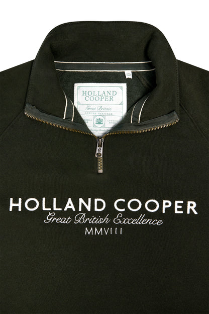 Sporting Goods Zip Henley (Racing Green)