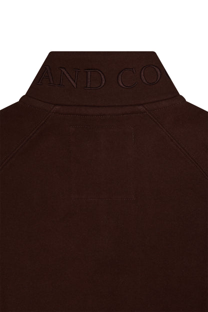 Sporting Goods Zip Henley (Walnut)