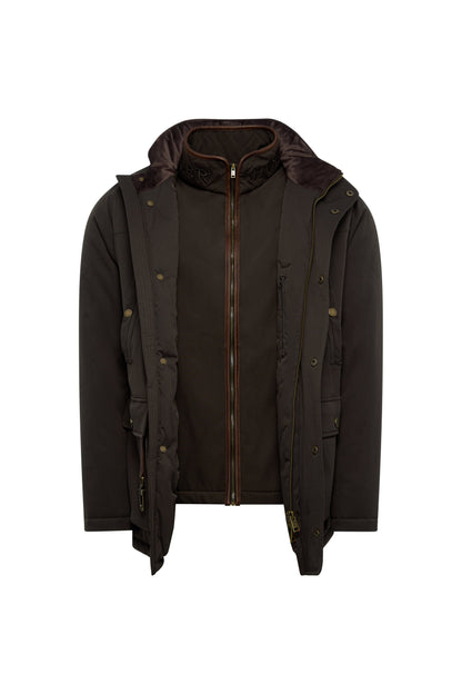 Men's Stamford Field Coat (Chocolate)
