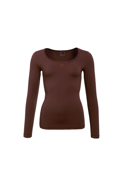 Supersoft Long Sleeve Top (Walnut)