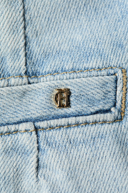 Tailored Wide Leg Jean (Vintage Indigo)