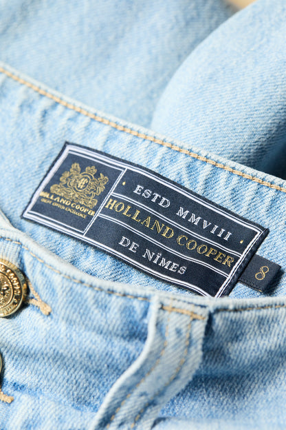 Tailored Wide Leg Jean (Vintage Indigo)