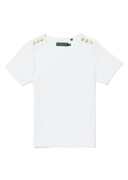 Relax Fit Crew Neck Tee (White)