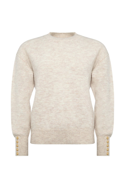 Tori Crew Neck Knit (Barley)