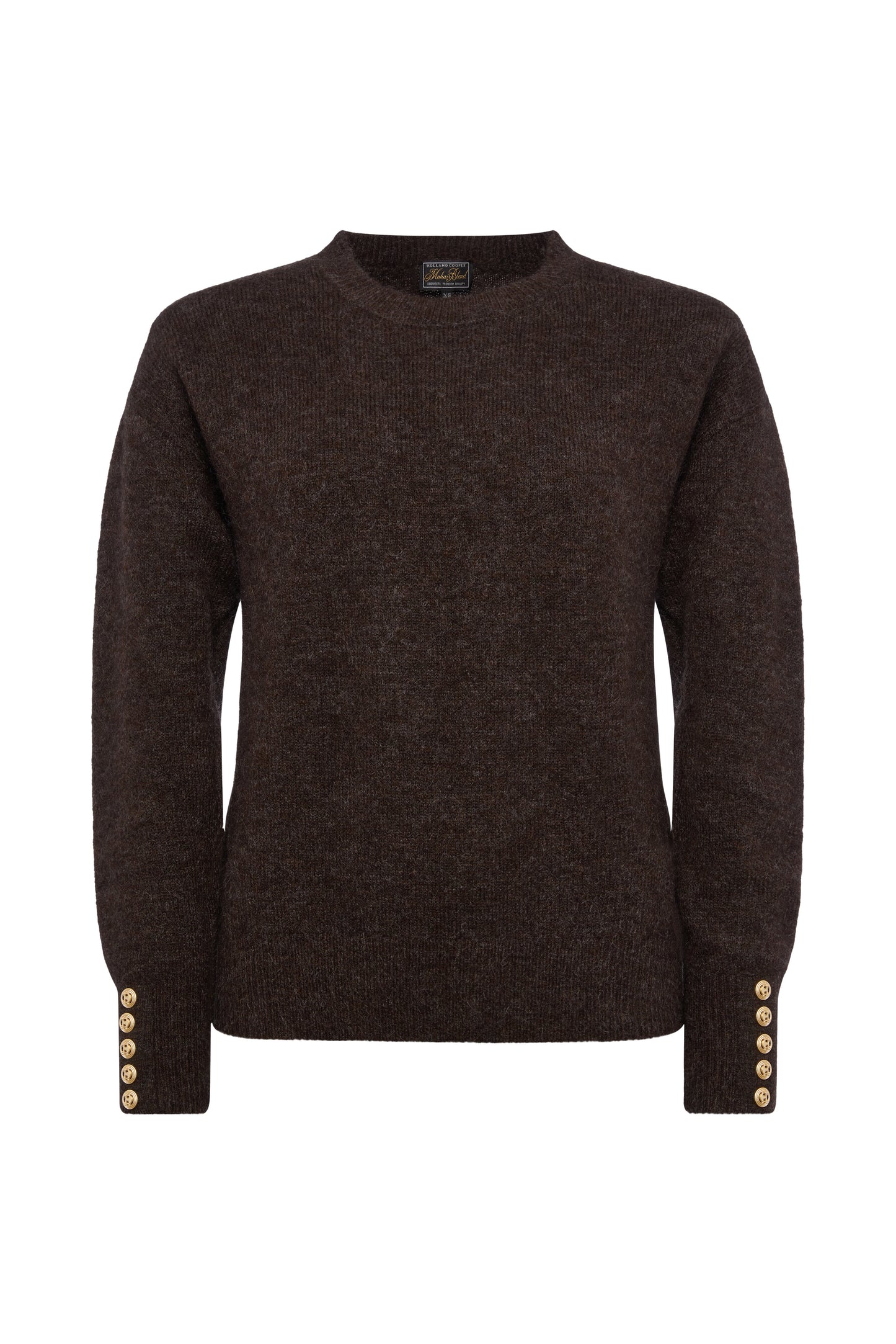 Tori Crew Neck Knit (Chocolate)