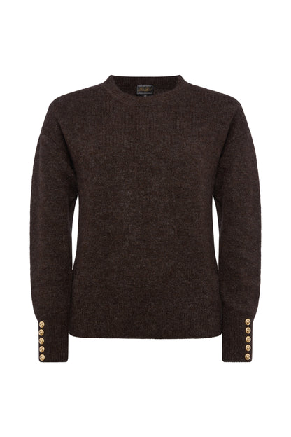 Tori Crew Neck Knit (Chocolate)