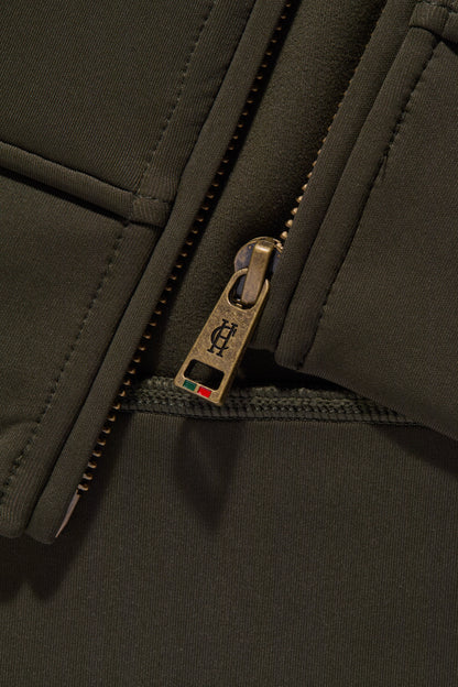 Training Zip Through Sweat (Dark Olive)