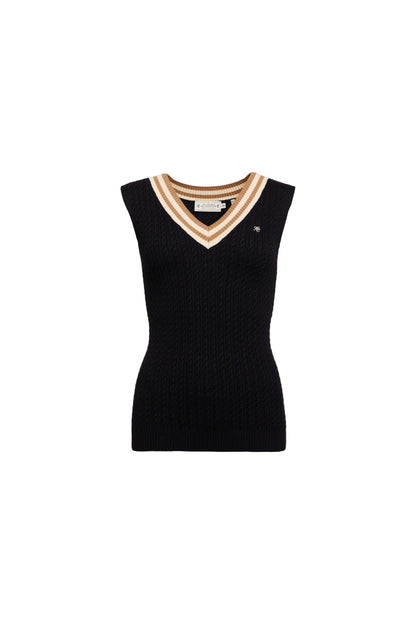 Zoe Sleeveless Tank (Ink Navy)