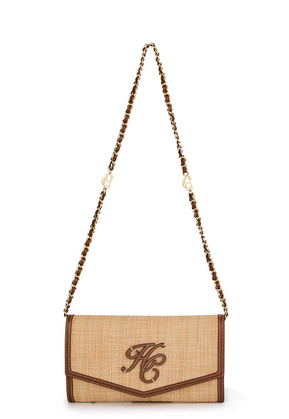 Amalfi Clutch Bag (Natural Tan)