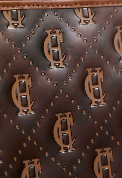 Monogram Clear Shopper (Tan Monogram)