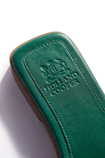 Monogram Slides (Jade Croc)