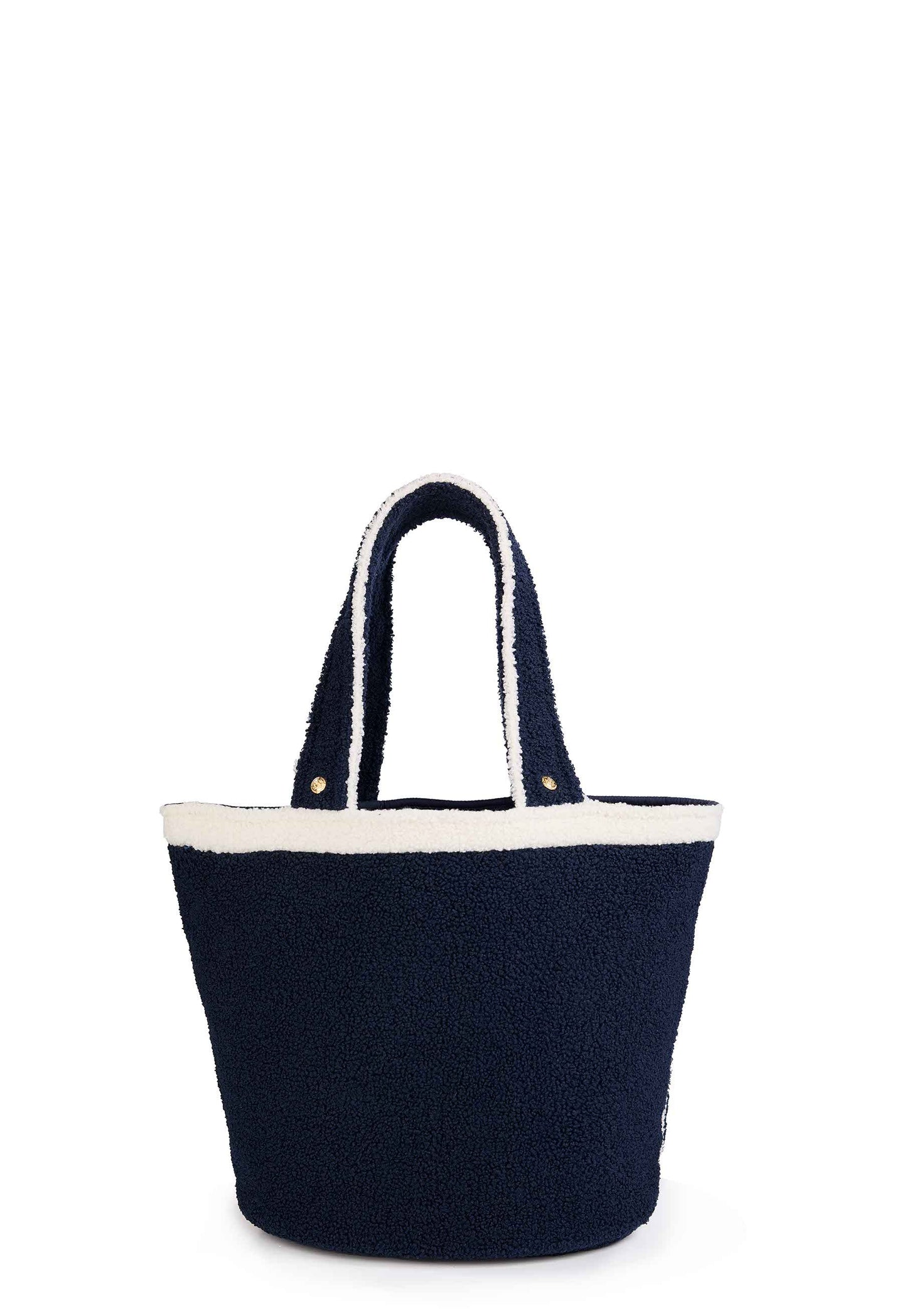 Paloma Towelling Tote (Navy Ecru)