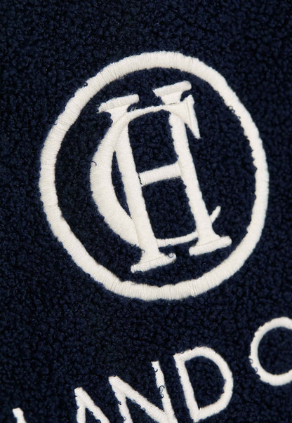 Paloma Towelling Tote (Navy Ecru)