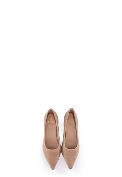 Regency Court Shoe (Taupe Suede)