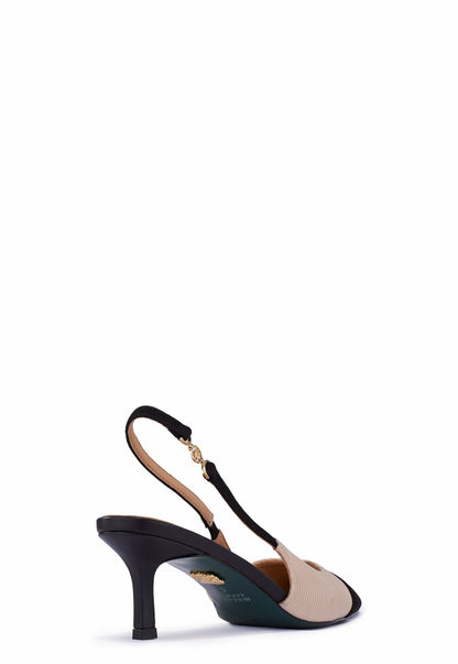 Regency Kitten Heel (Nude Black)