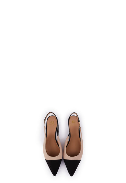 Regency Slingback (Nude Black)