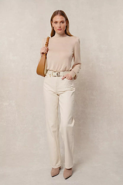 Classic Straight Jean (Oatmeal)