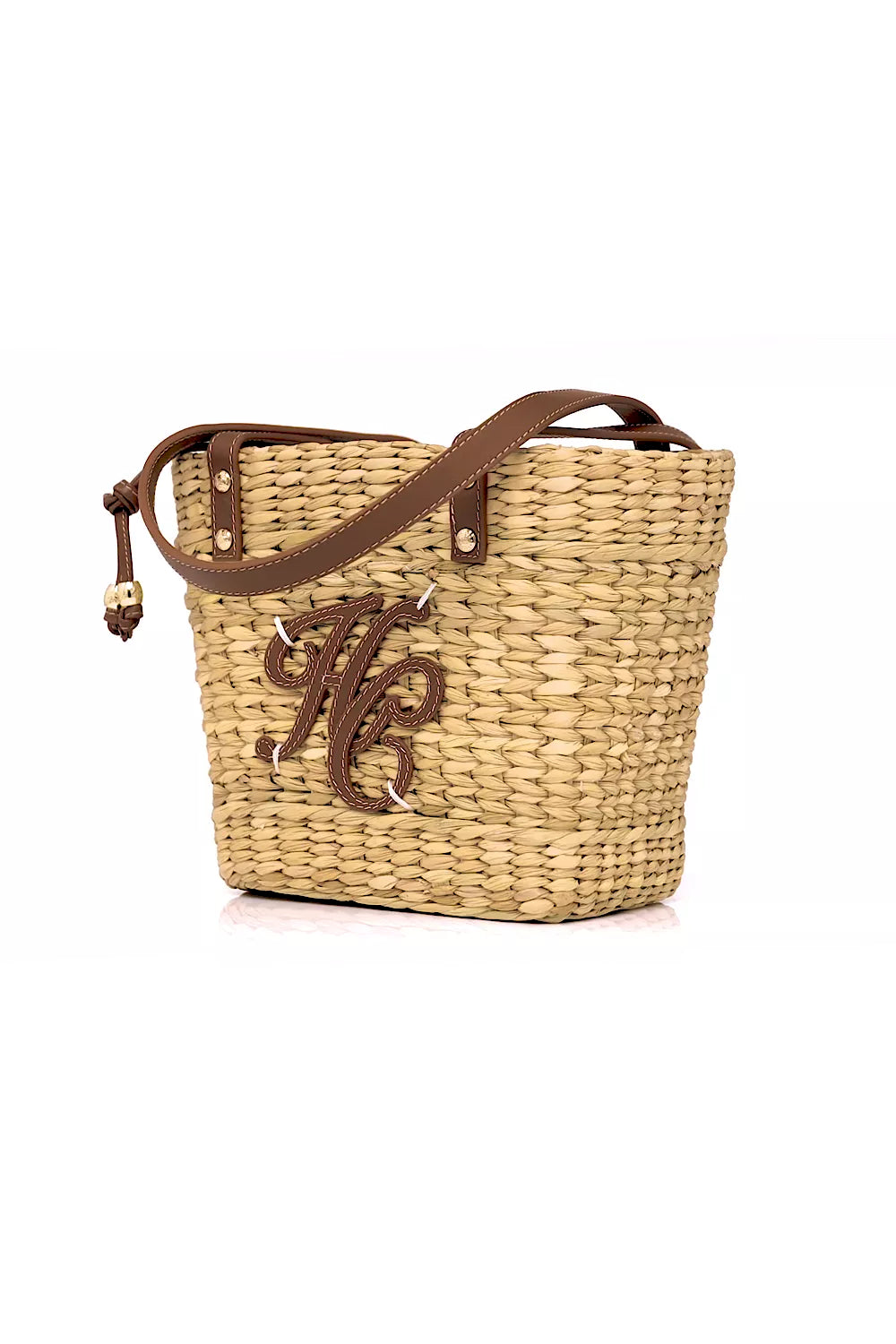 Amalfi Mini Basket Bag (Natural Tan)