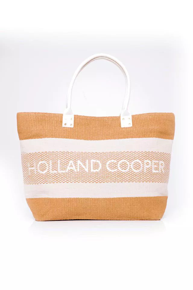 Cannes Beach Bag (Natural Cream)